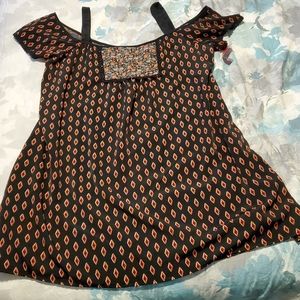 Target Cold Shoulder Patteren Dress